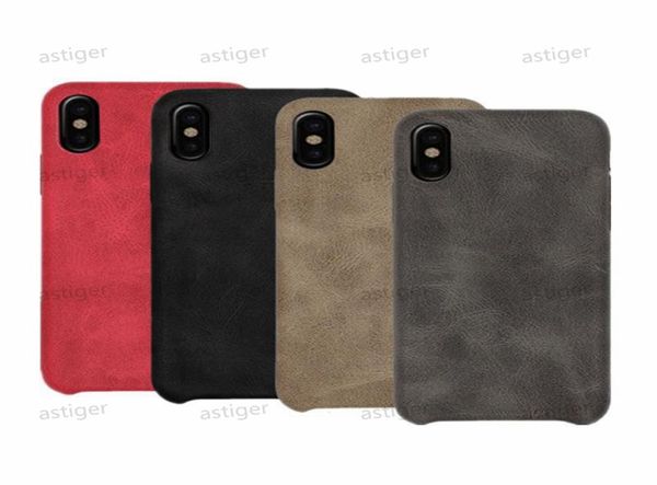Soft Leather Phone Case для iPhone 12 Mini 11 XS Max XR X 8 7 6 Samsung S20 Ultra Note 10 Pro S10 Plus Retro Luxury Business Case1131359
