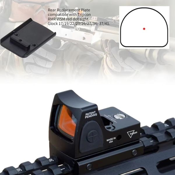 Mini RMR Red Dot Sight Collimator Collimator Olographic Reflex si adatta a 20 mm Picatinny/Weaver Rail