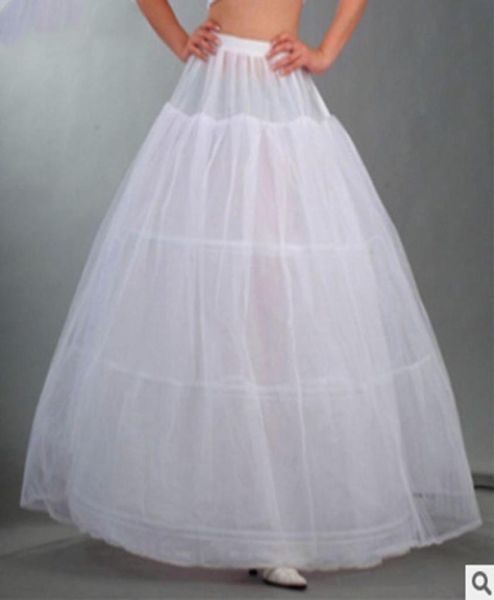 Whole2015 Neu Unterrock 3 Hoop Ballkleid Knochen Voller Crinoline Petticoats für Hochzeitskleiderrockzubehör in 43888909