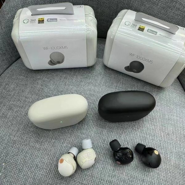 WF-1000xm5 Ohrhörer TWS Bluetooth 5.0 Kopfhörer-Stereo-Bass-Ohrhörer wahre drahtlose Ohrhörer In-Ear-Kopfhörer mit Ladebox