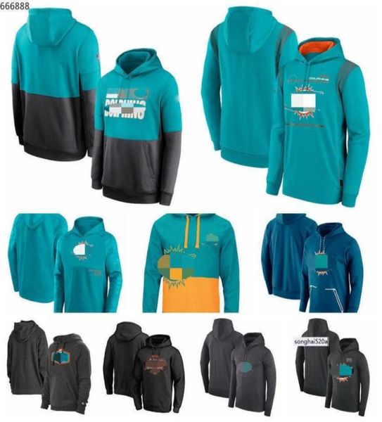 Miami Männer Frauen Jugend Delphin 2021 Gruß für die Nebenrangsanlage Therma Performance Pullover Fußball Hoodie1027498