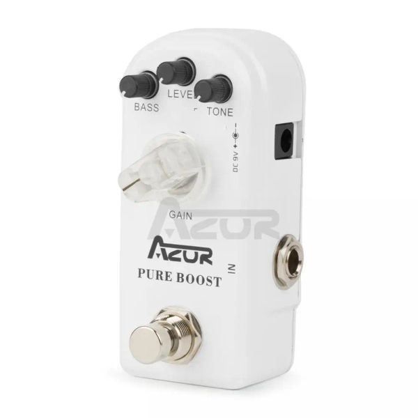 Cabos Azor AP304 Pure Boost Mini Guitar Efeito Pedal Azor Pedal Pedal Pure Boost Guitar Pedal Novo Micro Pedal Guitar Acessórios