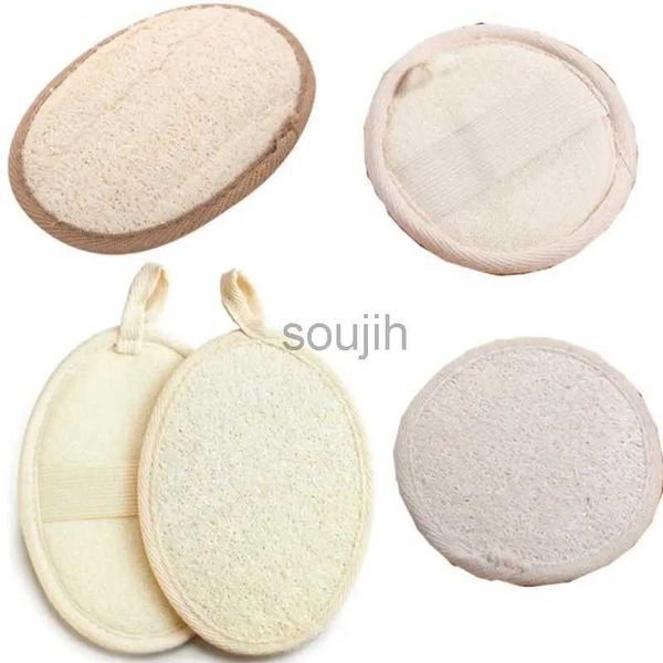 Badwerkzeuge Zubehör natürliche Loofah Body Scrubber Bad Peeling Schwamm weiche Duschpinsel Clearner Pad Peeling Dusche Dusche Puffkörper Hautpflege Werkzeug 240413