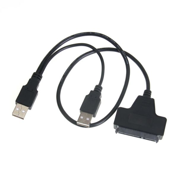 Kablolar Toptan USB - SATA 7+15 Pin Adaptör Kablosu 22 pin 2.5 