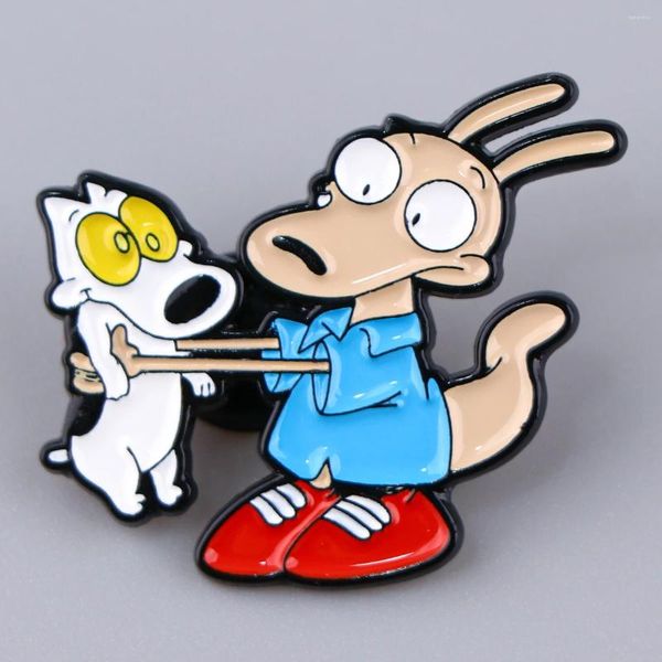 Broches cães fofos cartoon pinos de esmal