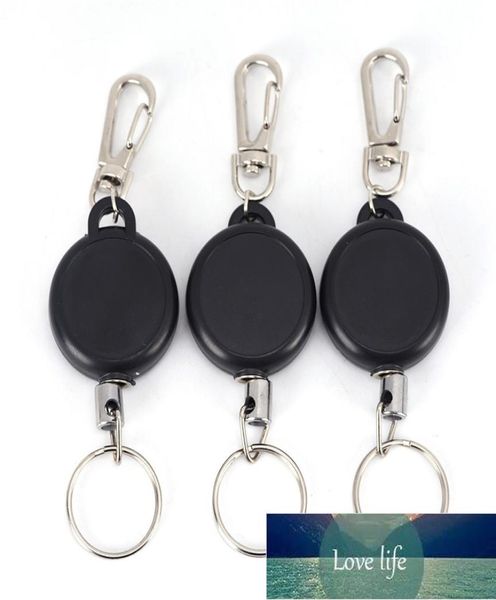 60 cm mulitifunktionaler Multicolor -Abzeichenrollen Retractable Keychain Rückstoß Yoyo Ski -Pass -ID -Kartenhalter Keyring Schlüsselbund Stahlkabel F3209664