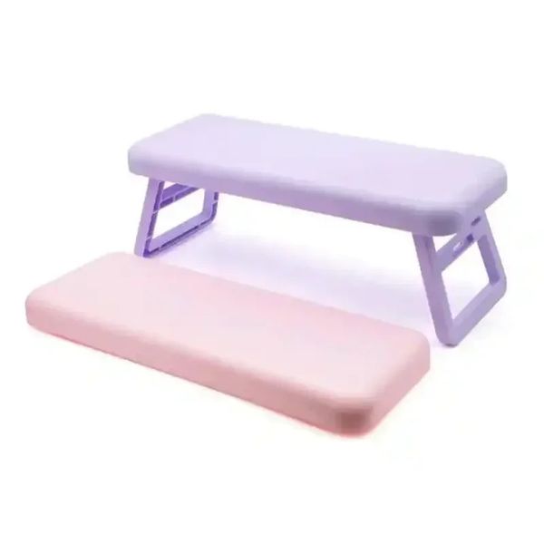 Yeni katlanır tırnak el manikür dinlenme kolu standı yastık yastık tutucu masa masası koltuk sünger destek mat cila alet uygulaması salon için çivi için