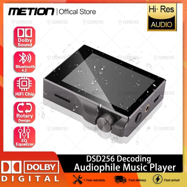 Spieler Hochqualität HiFi Audio Player MP3 Bluetooth 5.0 unterstützt AptXHD LDAC HD Getriebe Musik Walkman DSD256 Lustless Decoding