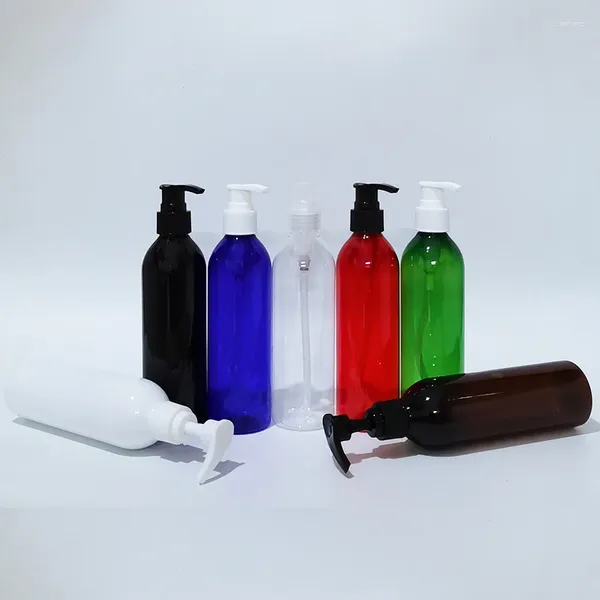 Speicherflaschen 20pcs 250 ml leerer Shampoo -Behälter mit Spender Lotion Pumpe Flüssigseife Plastikflasche zum Waschen von Trakenduschgel