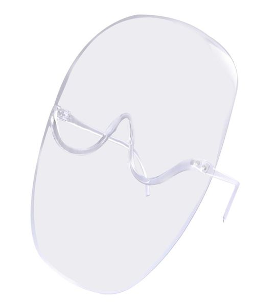 PC prolongado transparente Face Face Protetive Máscara de Plástico Plástico Vue Shield5800266