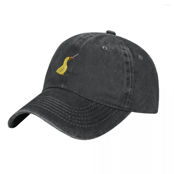 Ballkappen wütende Brandstiftung Duck Cowboy Hut Snapback Mütze Bobble Sonne Frauenhüte für die Männer