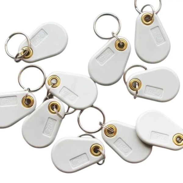 Anéis 20pcs 125kHz EM4305 T5577 Tags de chaves RFID toques de tokens reiniciados de keyfob reescritas de keyfob reescritas Duplicado