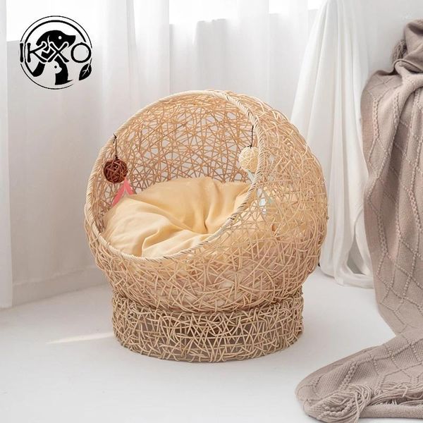 Abbigliamento per cani rattan rattan chiuso permeabile per permeabile e lavabile cesto sospeso piccoli quattro stagioni per animali domestici universali