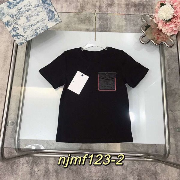 T-shirt femminile Summer Fashion Brand Pullover Children's Children Pure Cotton con Kids Cashing Casual