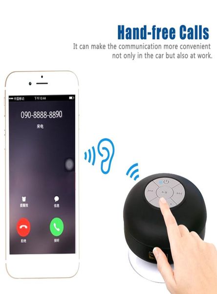 Qichen BTS06 Портативный водонепроницаемый беспроводной динамик Bluetooth Disher Hand