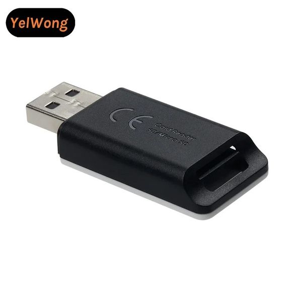 2024 Card Reader USB 2.0 SD/Micro SD TF OTG Adaptador de memória inteligente para laptop 2 em 1 mini tamanho USB2.0 Leitor de cartão USB 2.0 para laptop