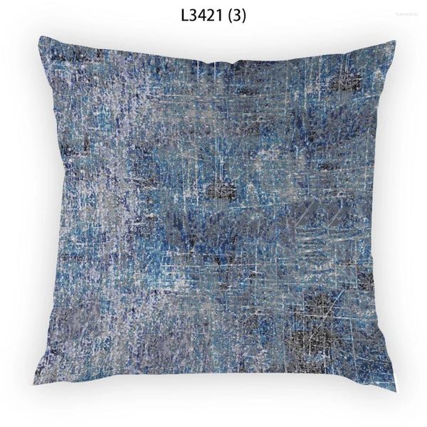 Capa de veludo de travesseiro 2024 Modern Home Decoration 45x45cm decorativo S sofá Art Nórdico Material de linho de poliéster E2090