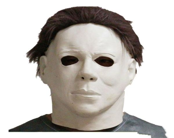 Top Grade 100 Latex Scary Michael Myers Mask Style Halloween Horror Mask Latex Fancy Party Horror Movie Party Cosplay WL11629061774