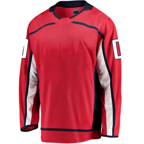 Hockey Anpassung Hockey Jersey America Washington Ice Hockey Trikot