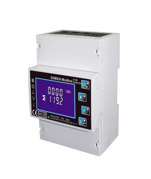 Singlethree Fase Multi Function Rail Din Digital Energy Medidor KWH Medidor de eletricidade com saída RS485 MODBUS SDM63316623