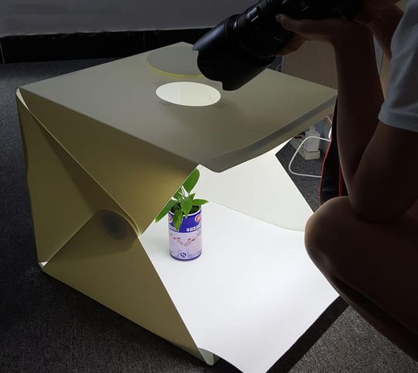 404040cm Portable Dobling Studio Box Light POGURS PONTRA PONTRA SOFTBOX COM BELA BLACHGOUND Caixa Soft Lightbox1271597