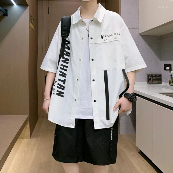 Men's Tracksuits Shirts Shorts Cotton Sportswear Casual Sets 2024 Summer Spring Menom Moda e homens em tamanho real M-4xl