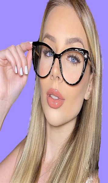 Occhiali da sole Designer Reading Glasses Women 2022 Anti Blu Blocking Cat Eye Frame2293683