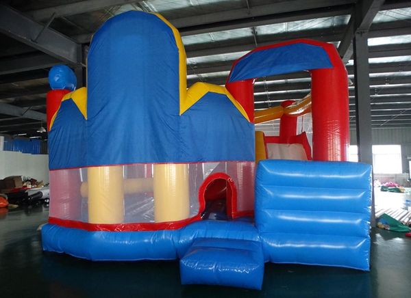 Ular Vergnügungspark Ride Big Trampoline Bounce House und Slide Combo Kids Playground Equipment3914737