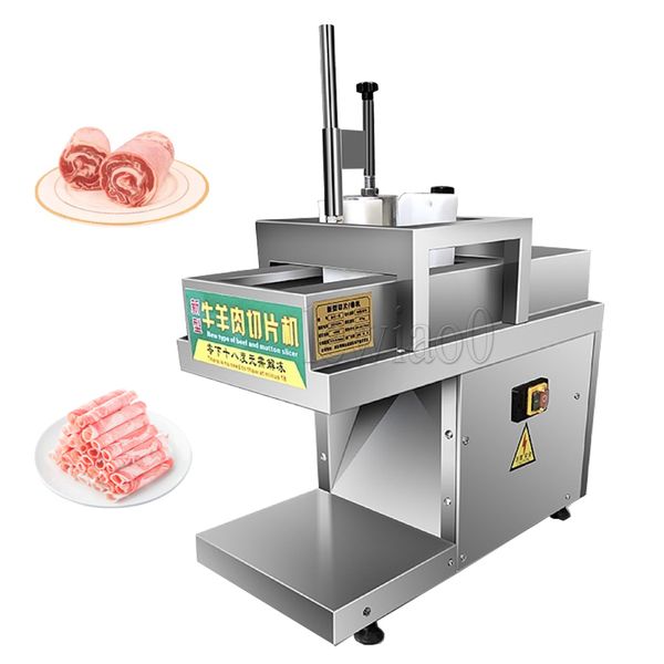 Slicer di carne elettrica multifunzionale Rolli di montone di manzo automatico.