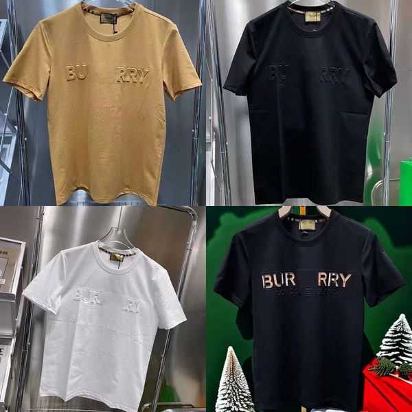 Mens T-Shirt Europe Fransa Lüks 3D Alfabe Grafik Baskılı Erkekler Beni rahatsız etmeyin Kısa Kollu T-Shirt Kadınlar BB Giysileri Sıradan Pamuk T-Shirt BM