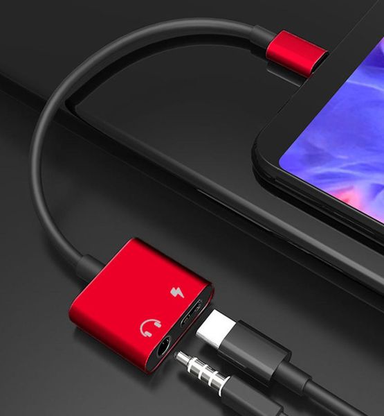 Cherie Typ C bis 35 mm Aux 2 in 1 USB C -Kopfhöreradapter -Lade -USBC Audio -Anpassungskabel -Kabel -Jack -Konverter für Samsung9615484