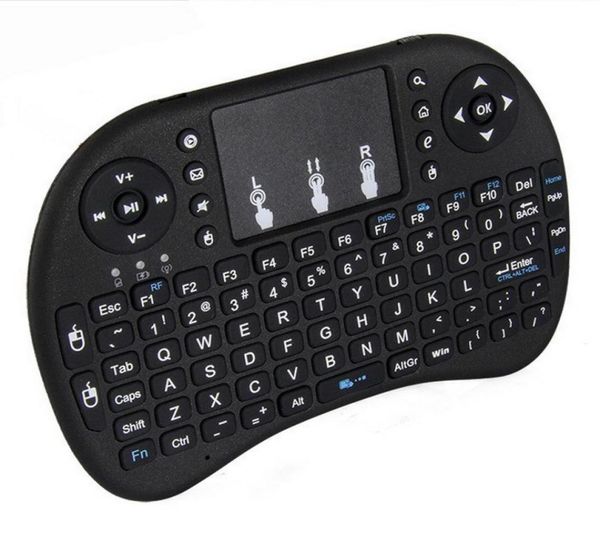 Drop RII i8 Air Mouse Multimedia Fernbedienung Touchpad Handheld -Tastatur für TV -Box PC Laptop Tablet5999054