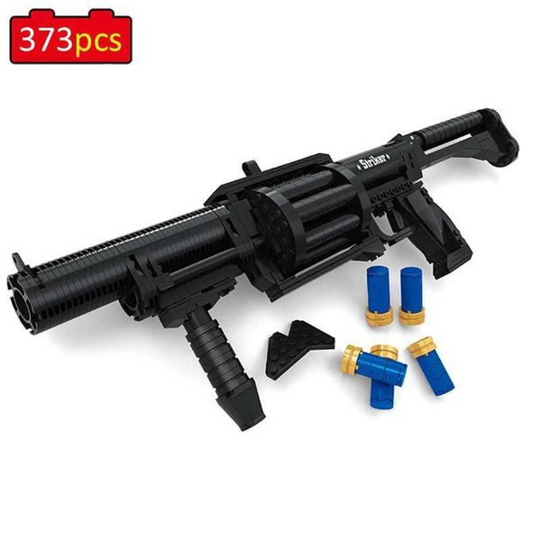 Gun Toys военные серии Revolver Desert Eagle AK47 Sniper Rifle Submachine Build Block Детская игрушка YQ240413HU9P