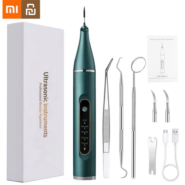 Irrigator Xiaomi YouPin Ultrasonic Dente Dente Scaler Doghe Denti Calcolo Tartar Placca Remover Strumento di pulizia sbiancante