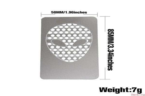 Tabakmühle Metall Metall Kreditkarte Tasche Trockener Edelstahl Brecher Kraut Raucher Kräuter -Zigaretten Handbuch Maschine DHL2403914