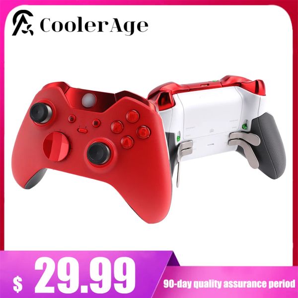 Zubehör Coolerage Ersatzhäuser Häuser für Xbox One Elite Series 1 Controller -Hülle Faceplat -Abdeckung RB LB RT LT Trigger -Taste