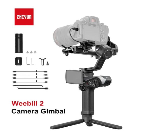 Zhiyun WeeBill 2 Stabilizzatore gimbal della fotocamera 3axis Hallyd con telecamere DSLR touch screen canon Nikon Sony6267187
