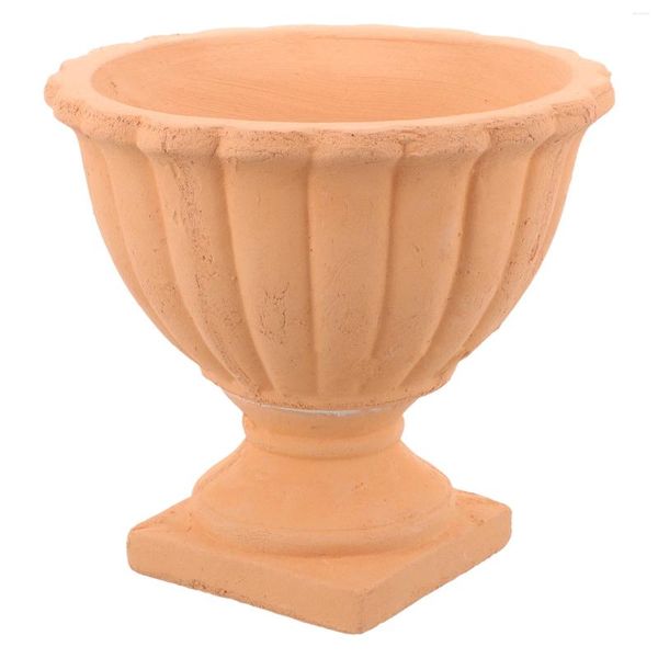 Vasi vasi di fiore piantatrici di vaso da esterno per esterni piccoli portamette di ceramica rossa grandi contenitori interni