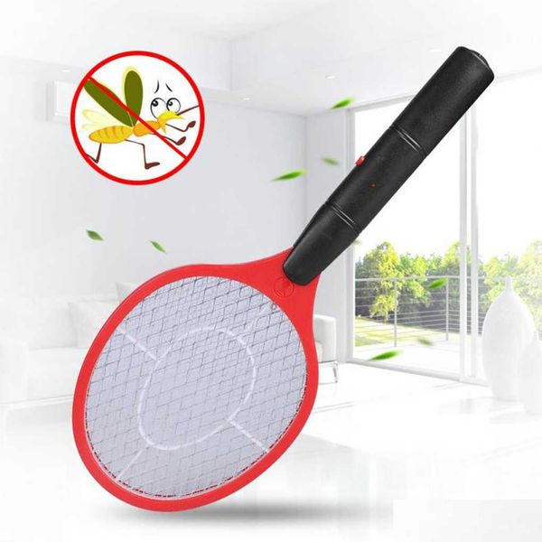 Schädlingsbekämpfung Tter Killer Repeller Bug Zapper Racket Kills Electric Mosquito Anti Fly Long Griff Sommer Triple 0129 Drop Lieferung Home DHGNR