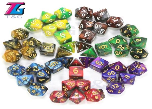 2 Bolor Zar Seti D4D20 Dungeons ve Dargon RPG MTG Mahkeme Oyunu 7PCSSET5463564