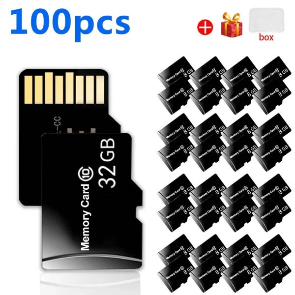 Karten 100 PCs/Lot Memoria Card SD/TF Flash Card 16 GB 32 GB 64 GB Speicherkarte 4 GB 8 GB für Telefon/PC/Camera Extertere Ultra für Geschenk