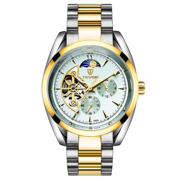 Relógios de pulso 2024 vendendo esqueletos masculinos assistir moda moda esportes esportes provérbios de luxo à prova d'água