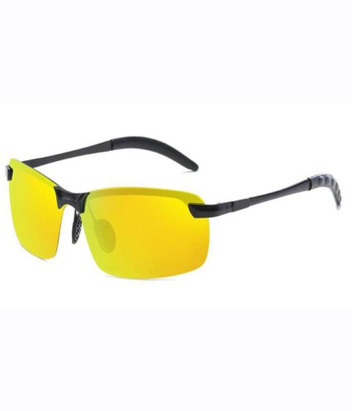 Occhiali da sole polarizzati di moda uomo designer classico Uv400 Driving Night Vision Ombrate Day Night Lens Sun Glasses per maschio5956843