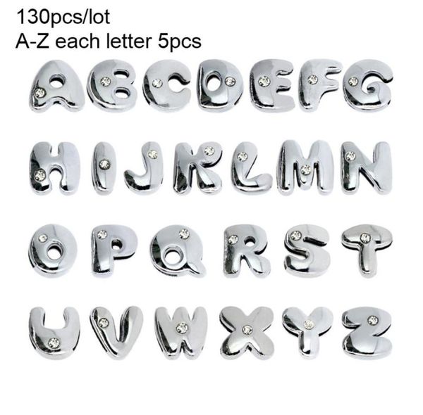 Weitere Optionen DIY Accessoire Perlenkappen 130pcs 8mm English Alphabet Dia Letters Charms Strassstone Fit Pet Halsband Armband Keychain44493848