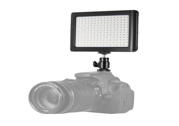 Wansen 12W 192 LED Super Slim 3200K6000K Vídeo Vídeo Lâmpada Luz Contínua POXHELHA PROFISHA PARA CANAÇÃO CANON NIKON SONY DV888283326336