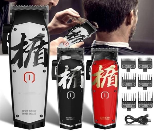 Madeshow M10 Professional для мужчин для мужчин Электрическая стрижка для волос 7000 об / мин парикмахерская USB.