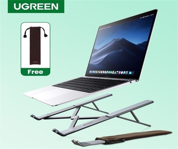 Планшетный ПК стоит у UgReen ноутбук для MacBook Air Pro Foldable Aluminum Notebook Support MacBook 2210279349110