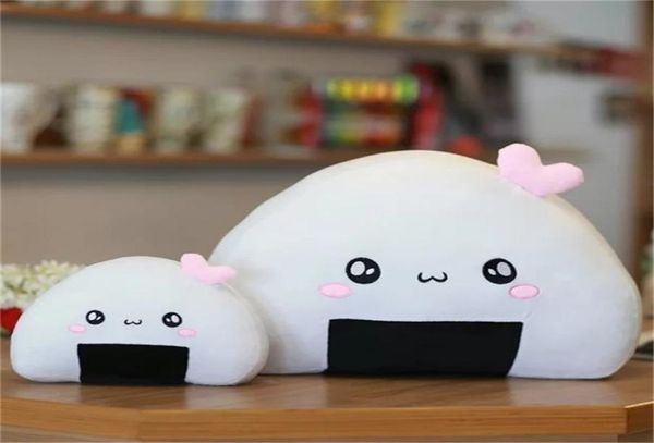 Niedliche Plüsch Mini Reiskugel Kissen Kawaii weiches japanisches Sushi -Kissen gefülltes Spielzeug Das zweite Element Knödel Puppe 2108048994838