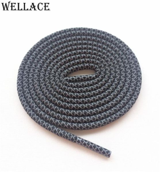 Wellace Round Seil 3m Schnürsenkel sichtbare reflektierende Läufer Schuhschnürsenkel Safety Shoelaces Shoestings 120 cm für Stiefel Basketballschuhe4079453