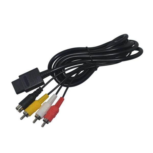 Cavi 10pcs cavo Svideo 3RCA AV Cavo cavo per N64 per SNES per GameCube GC